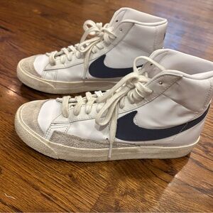 Nike Blazer Blue and White Sneakers